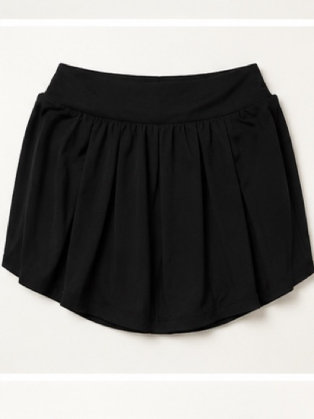 art class Black Circle Skirt with Wide Waistband